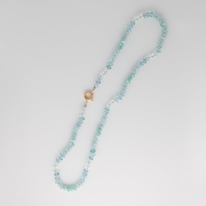 Lolita — Mixed Gemstone Aquamarine & Moonstone Necklace
