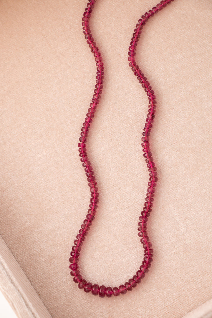Rubina — Rubellite Tourmaline Necklace