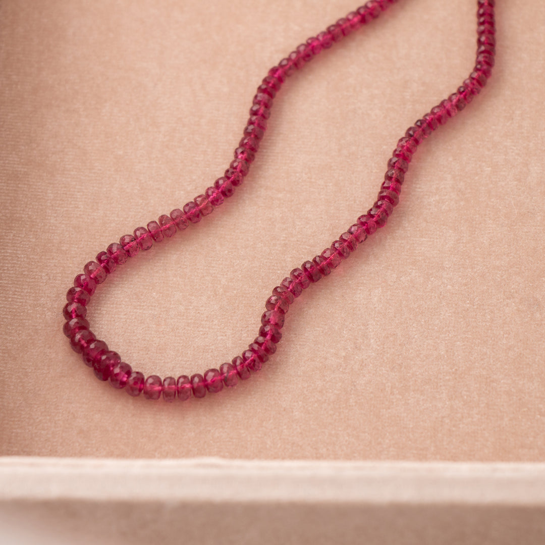 Rubina — Rubellite Tourmaline Necklace
