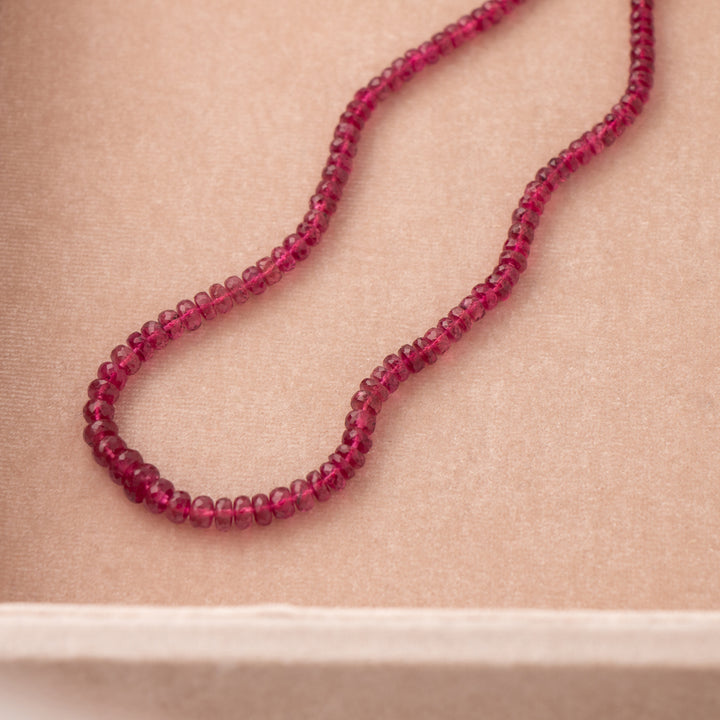 Rubina — Rubellite Tourmaline Necklace