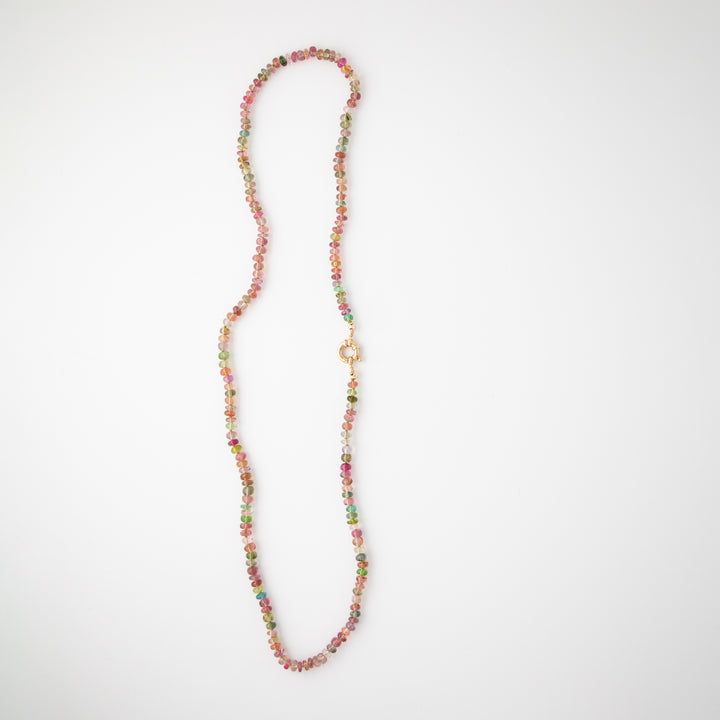 First Bloom — Pastel Tourmaline Gemstone Necklace