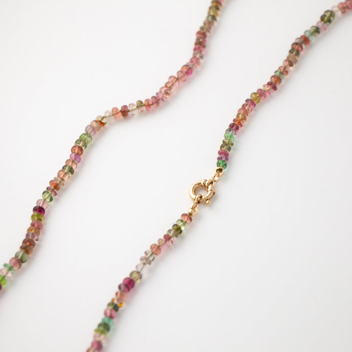 First Bloom — Pastel Tourmaline Gemstone Necklace