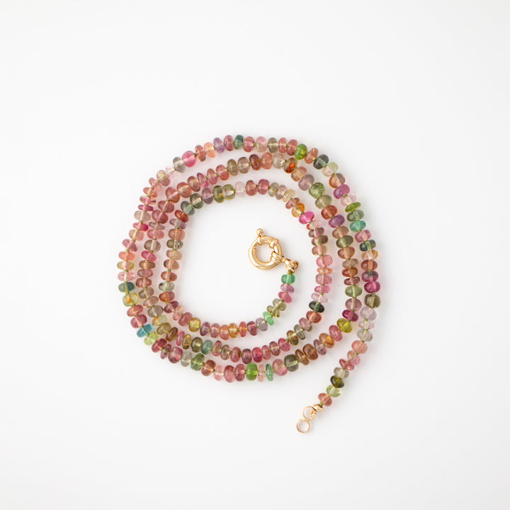 First Bloom — Pastel Tourmaline Gemstone Necklace