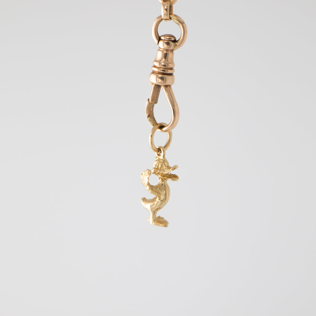 Vintage 14k Yellow Gold Duck Charm