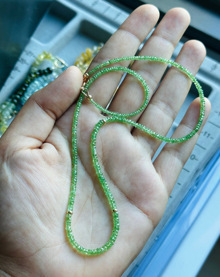 Limoncillo — Tsavorite Garnet Necklace