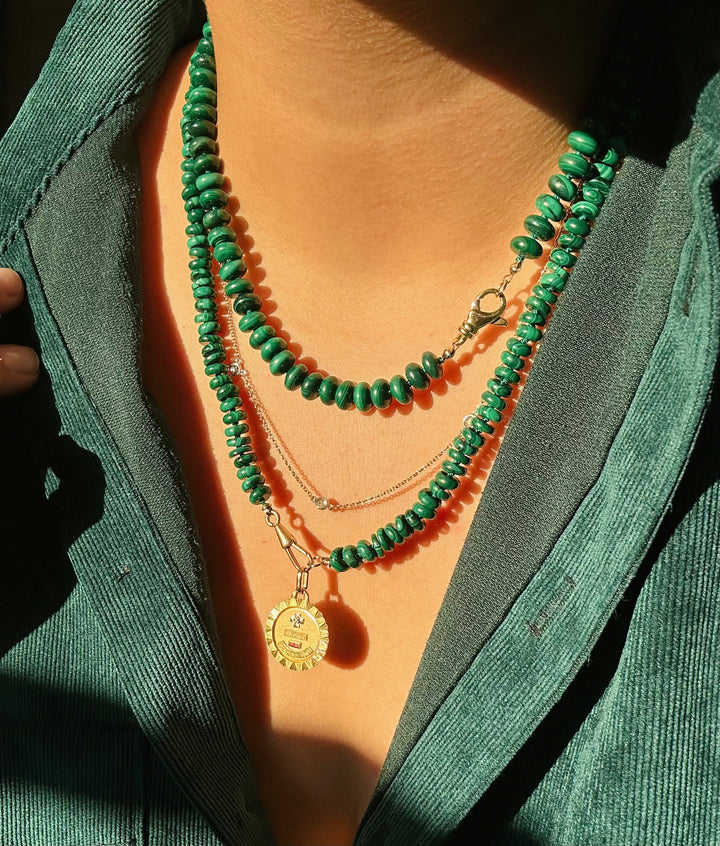 Maite — Malachite Necklace