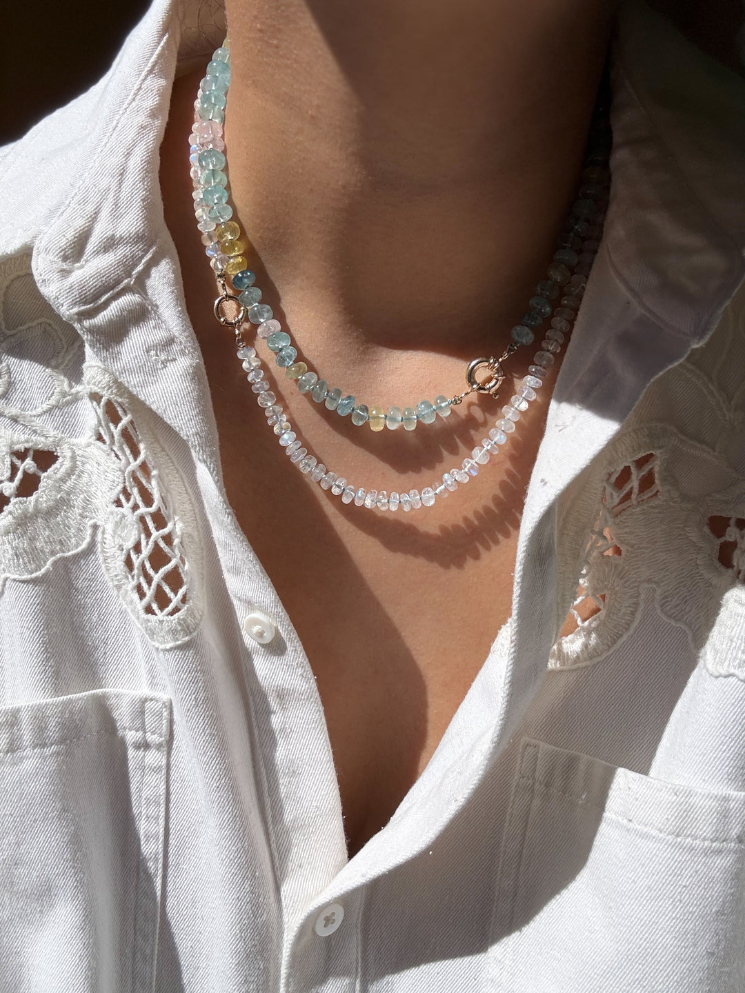 Dominical — Moonstone Necklace