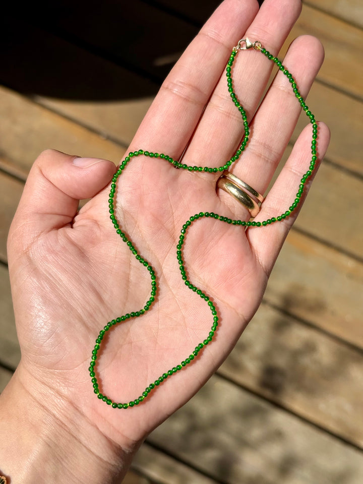 Made-to-Order Teeny Tiny Guatemala Jade Necklace