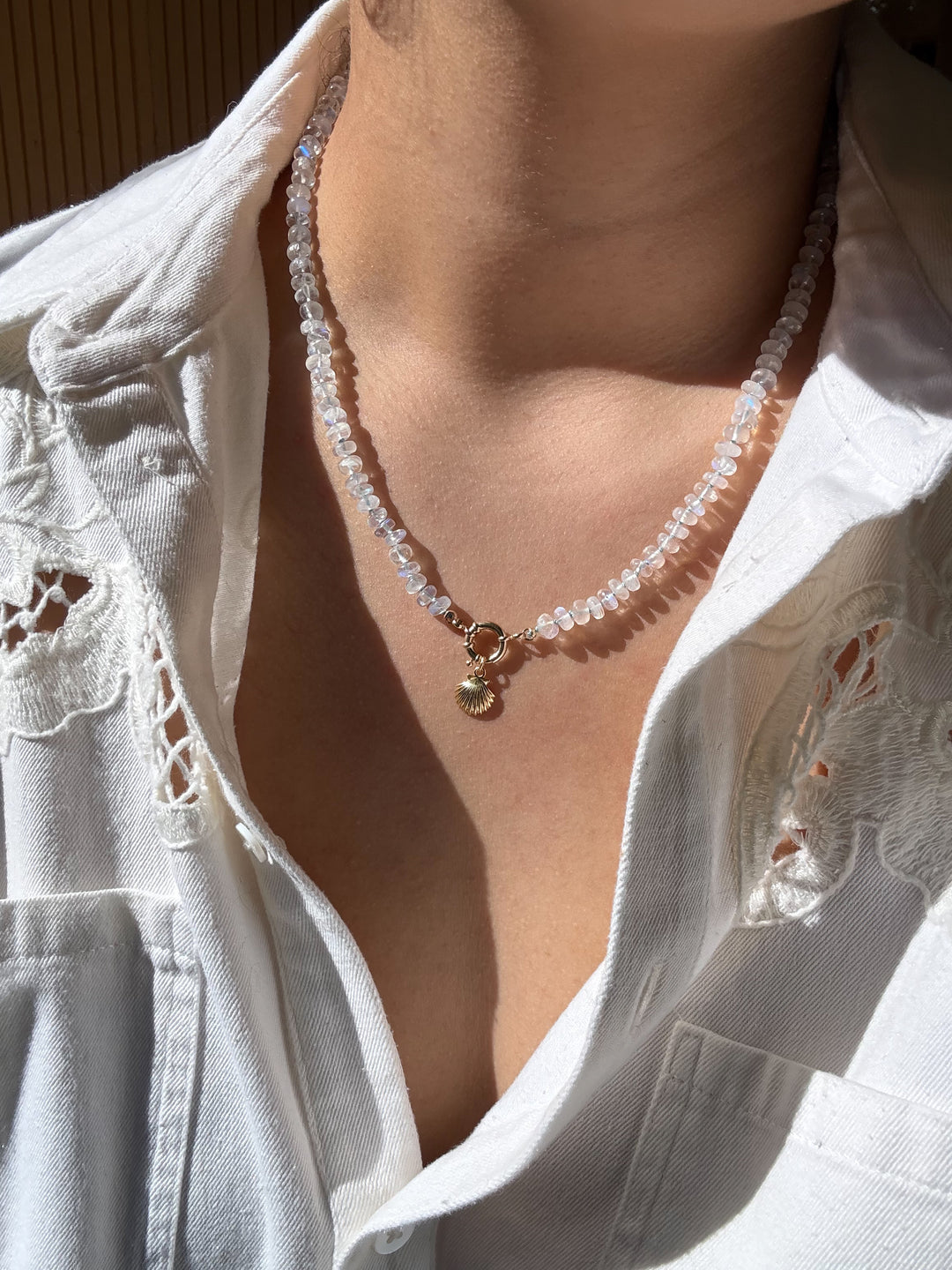 Dominical — Moonstone Necklace
