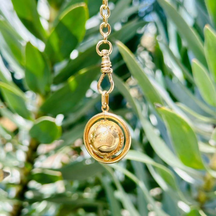 Vintage Earth Globe Charm