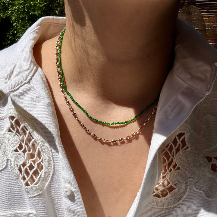 Made-to-Order Teeny Tiny Guatemala Jade Necklace