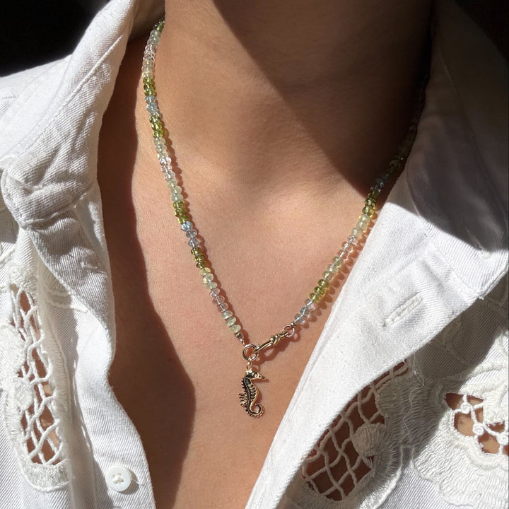 Manuel Antonio — Mixed Gemstone Aquamarine Necklace