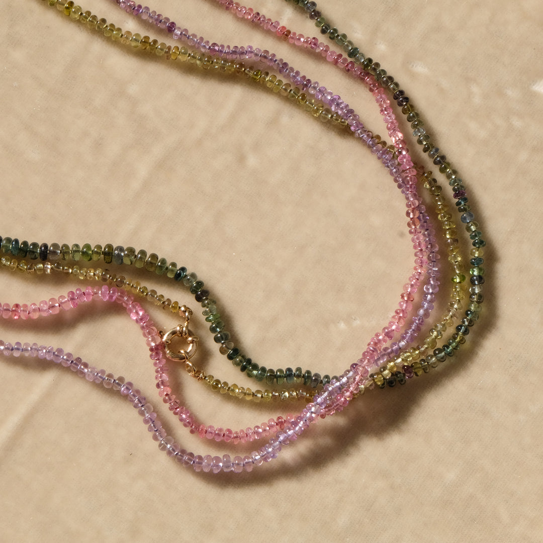 Natural Pastel Sapphire Necklaces