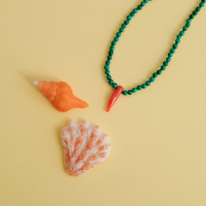 Cornicello Teeny Tiny Gemstone Necklaces