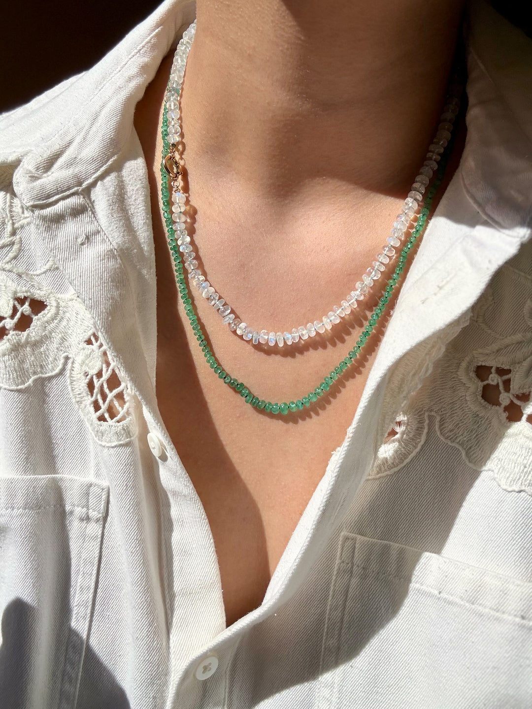 Dominical — Moonstone Necklace