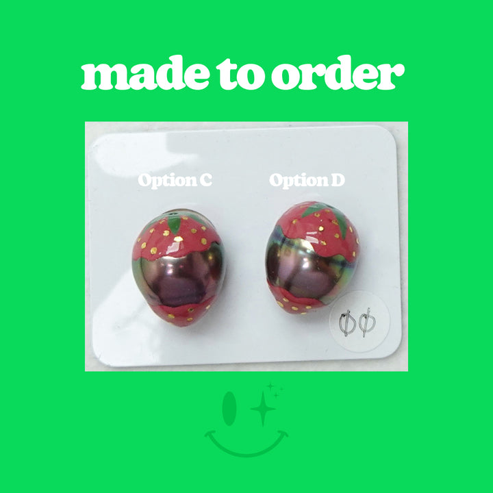 Five a Day — Maki-e Tahitian Pearl with 14k gold