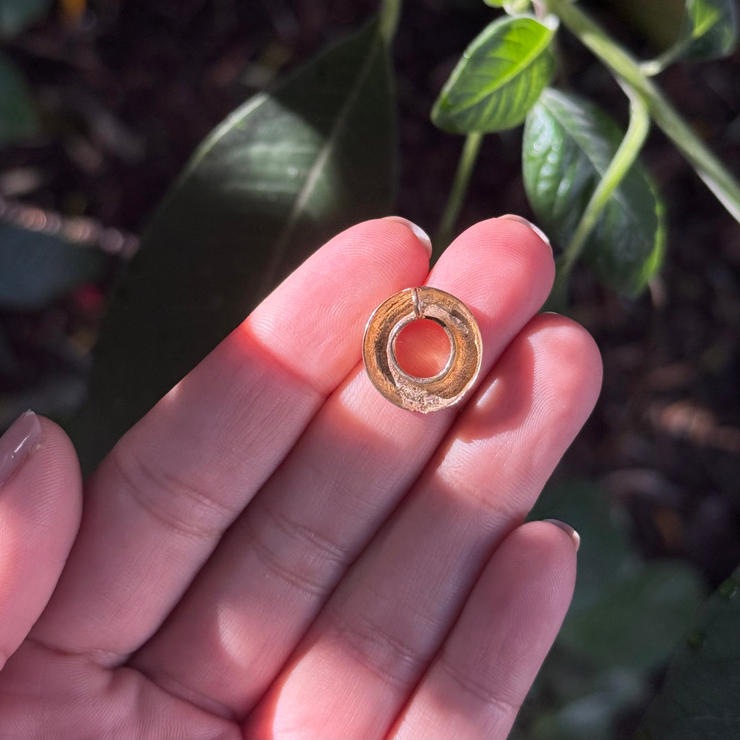 Vintage 14k Yellow Gold Lifesaver Charm