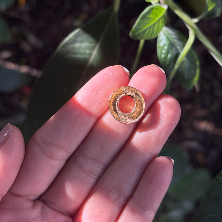 Vintage 14k Yellow Gold Lifesaver Charm