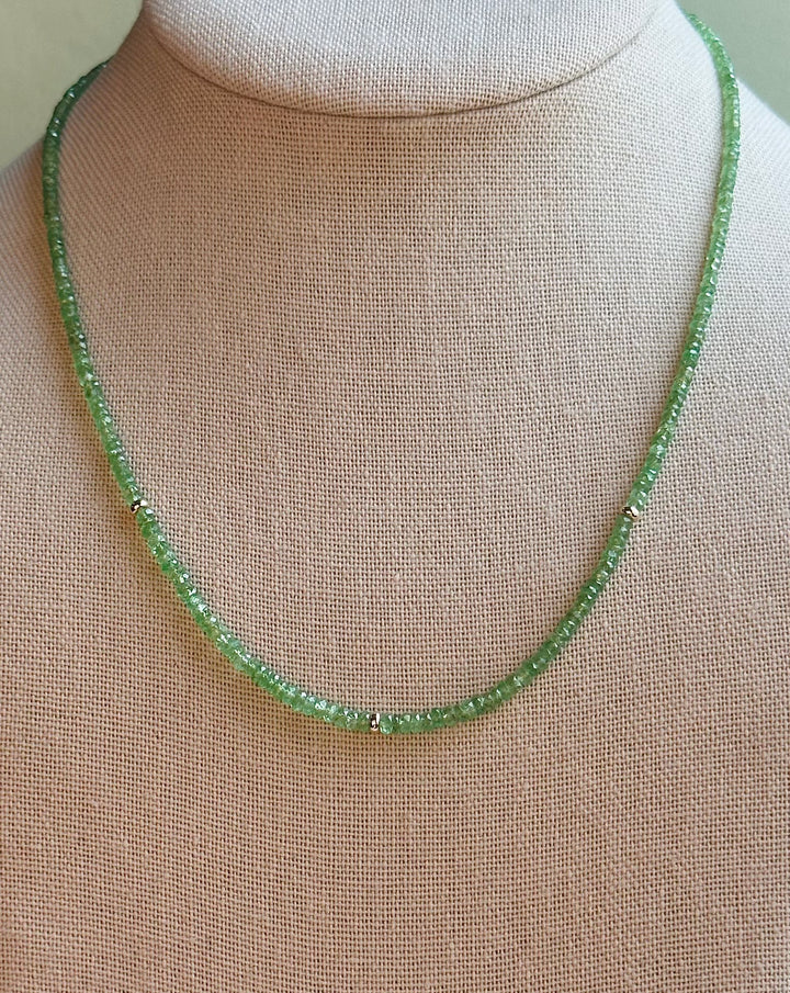 Limoncillo — Tsavorite Garnet Necklace