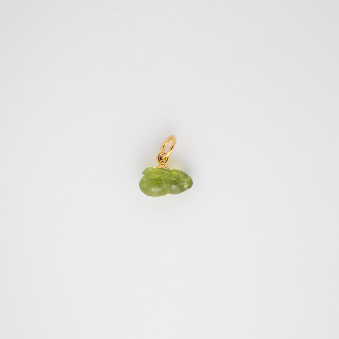 Tiny Peridot Bunny Charm