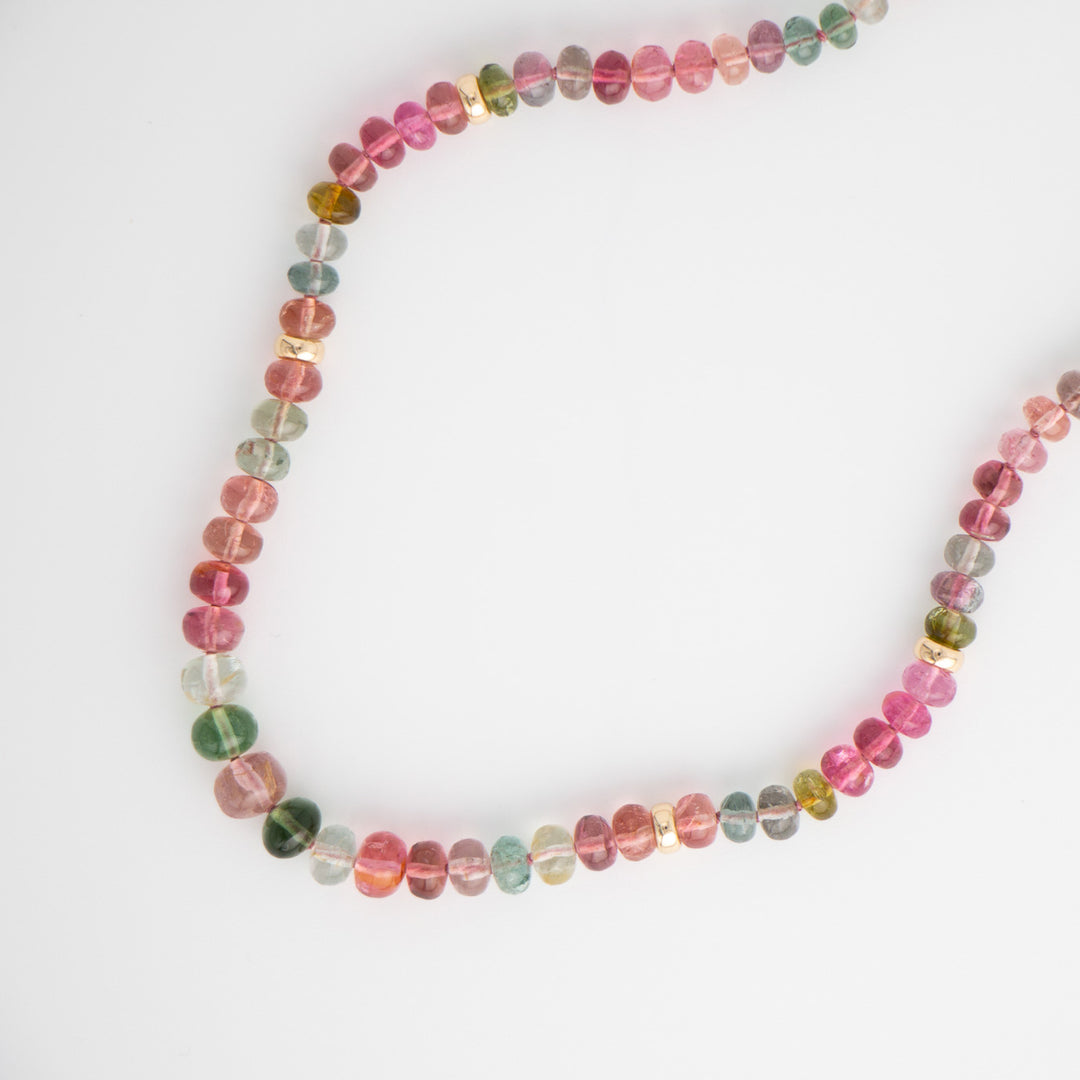 Tutti — Pastel Tourmaline Gemstone Necklace