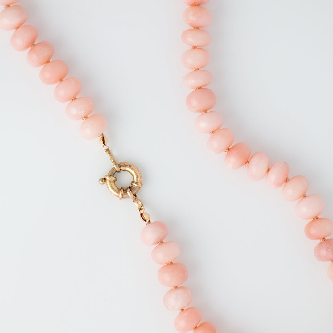 Catalina — Pink Peruvian Opal Necklace