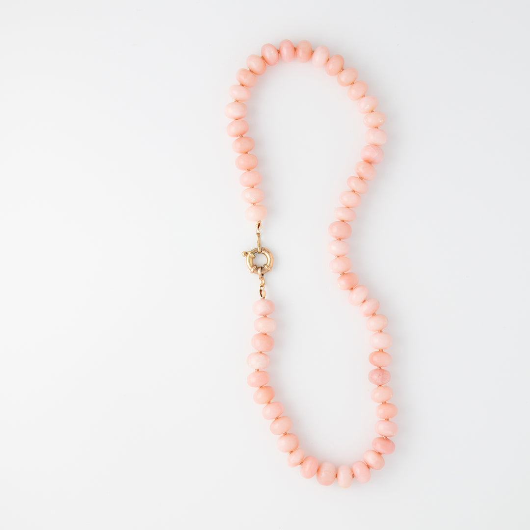 Catalina — Pink Peruvian Opal Necklace