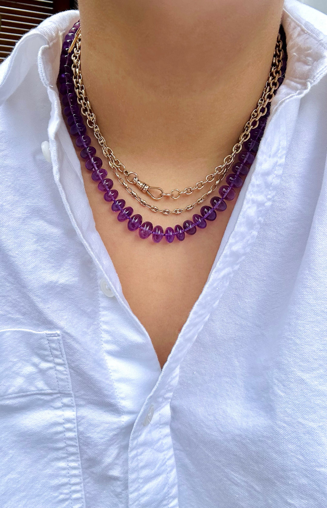 Veronica — Amethyst Necklace