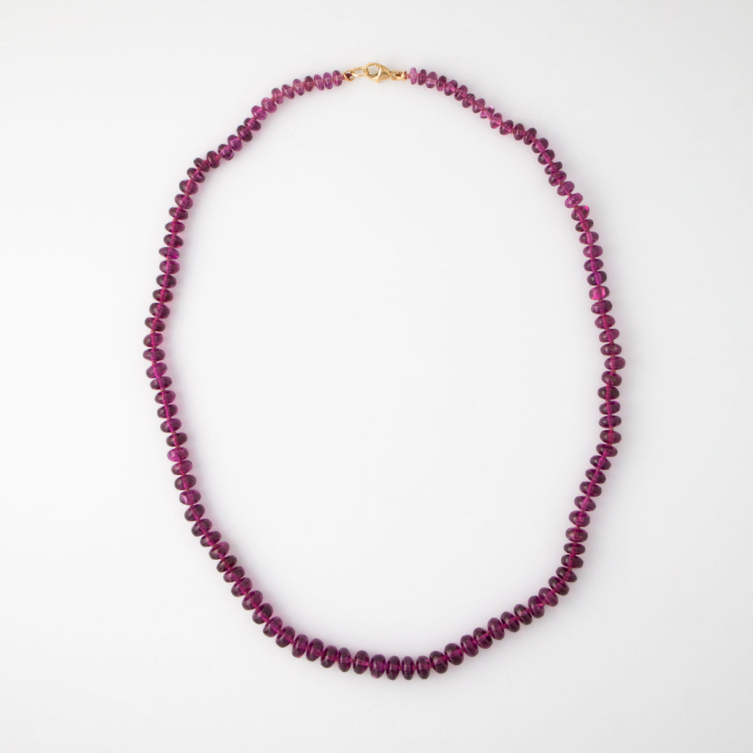 Teresa — Grape Garnet Necklace