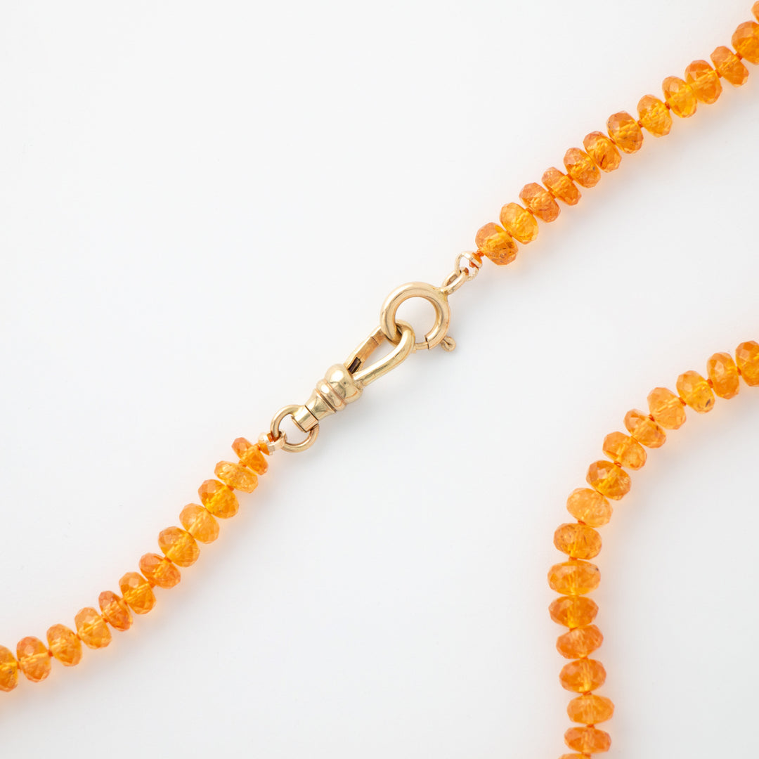 Tara — Mandarin Garnet Necklace