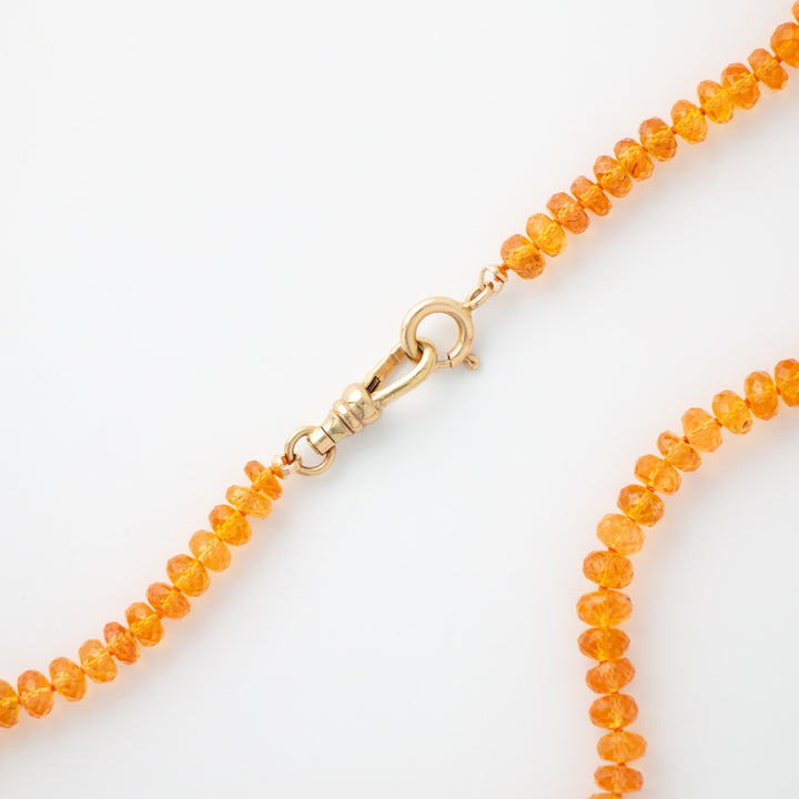 Tara — Mandarin Garnet Necklace