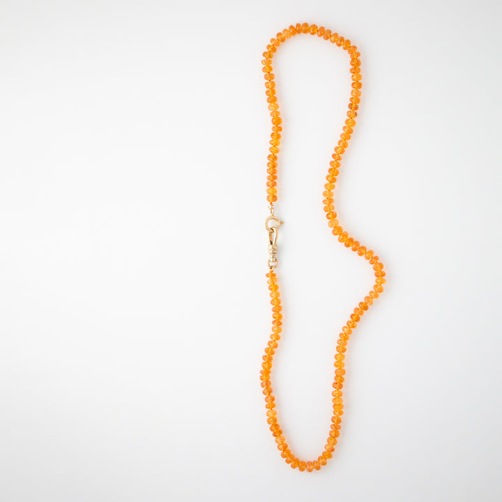 Tara — Mandarin Garnet Necklace