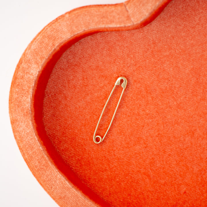 Vintage 14k Yellow Gold Safety Pin