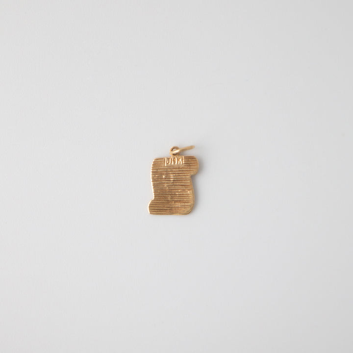 Vintage 14k Yellow Gold Diploma Charm