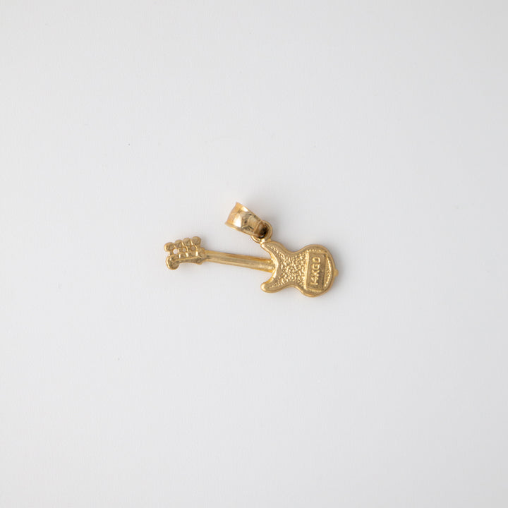Vintage 14k Yellow Gold Guitar Charm