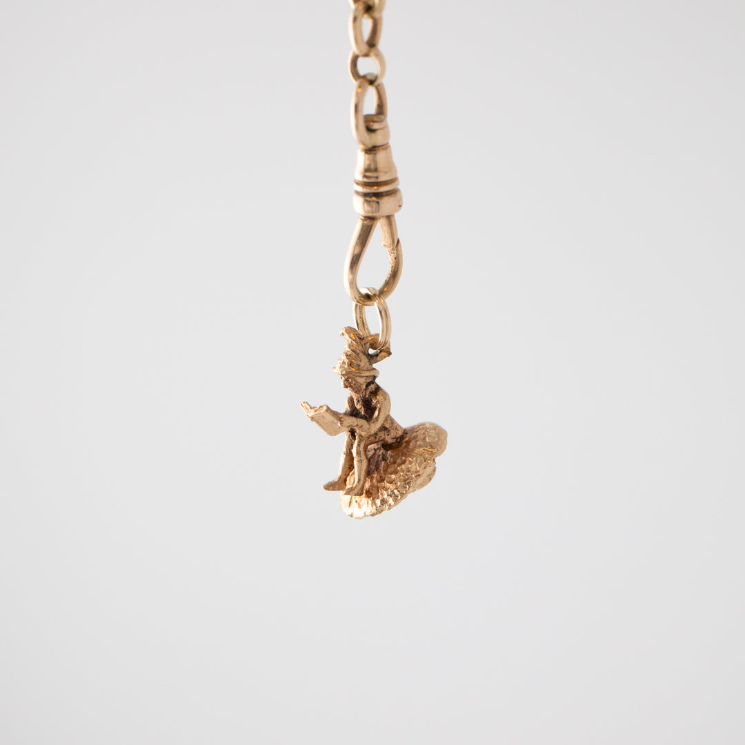 Vintage 14k Yellow Gold Gnome Charm
