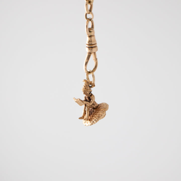 Vintage 14k Yellow Gold Gnome Charm