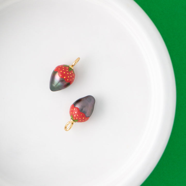 Five a Day — Maki-e Tahitian Pearl with 14k gold