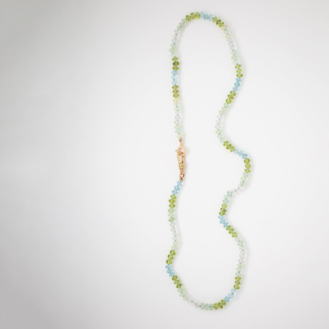 Manuel Antonio — Mixed Gemstone Aquamarine Necklace