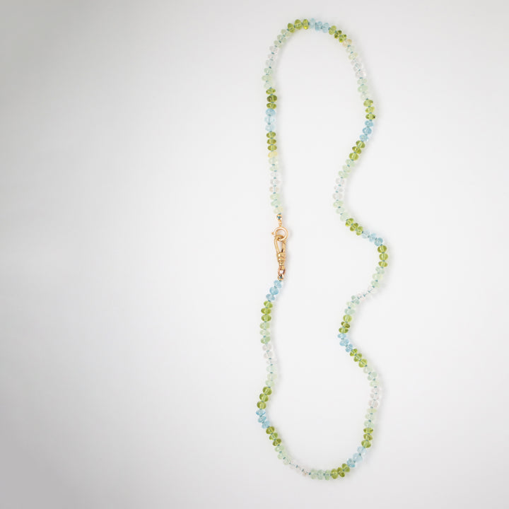 Manuel Antonio — Mixed Gemstone Aquamarine Necklace