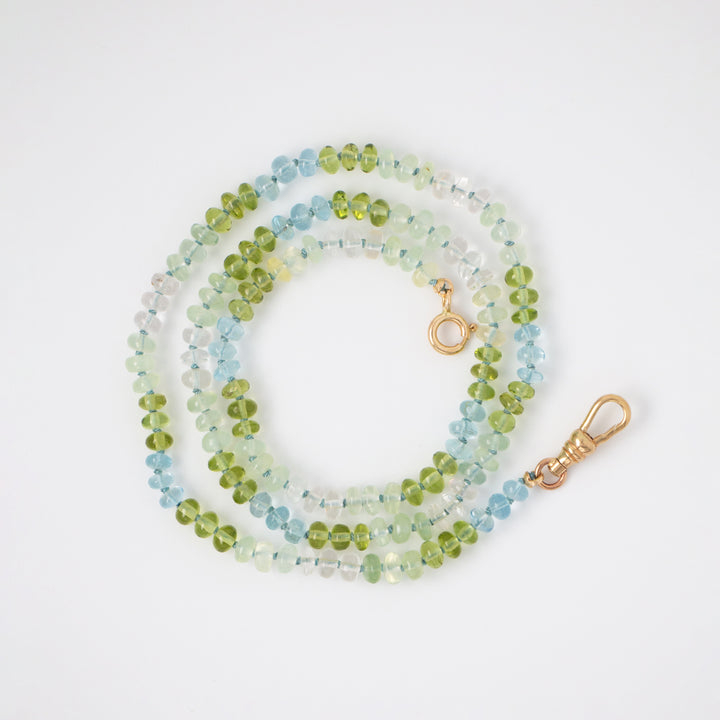 Manuel Antonio — Mixed Gemstone Aquamarine Necklace