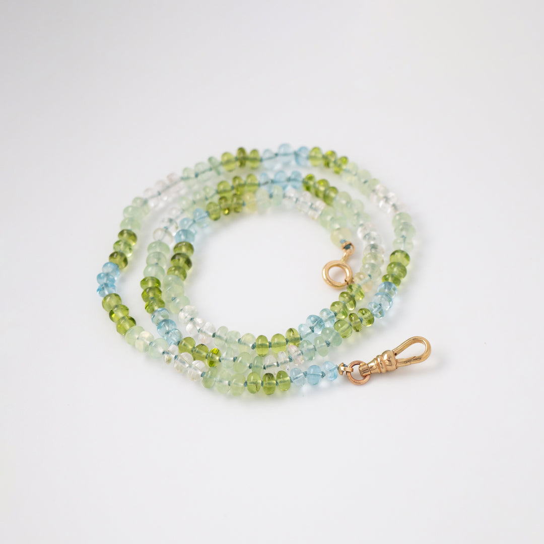 Manuel Antonio — Mixed Gemstone Aquamarine Necklace
