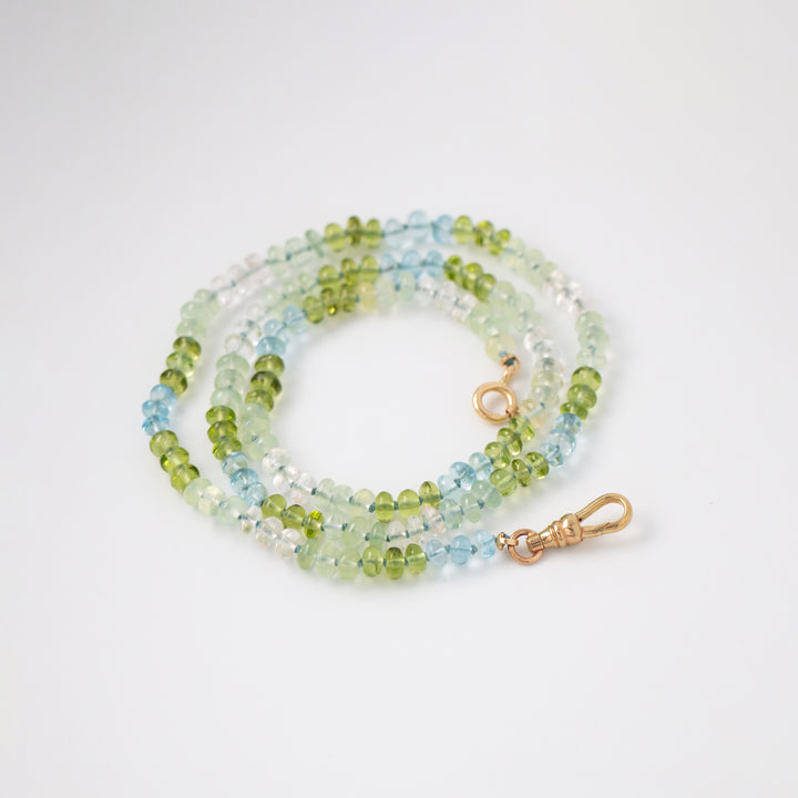 Manuel Antonio — Mixed Gemstone Aquamarine Necklace