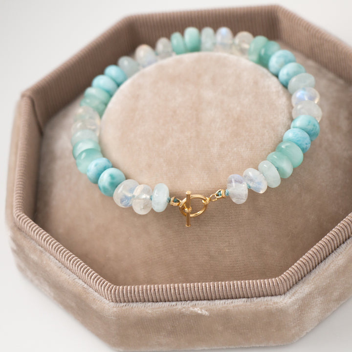Conchal — Mixed Gemstone Aquamarine Bracelet