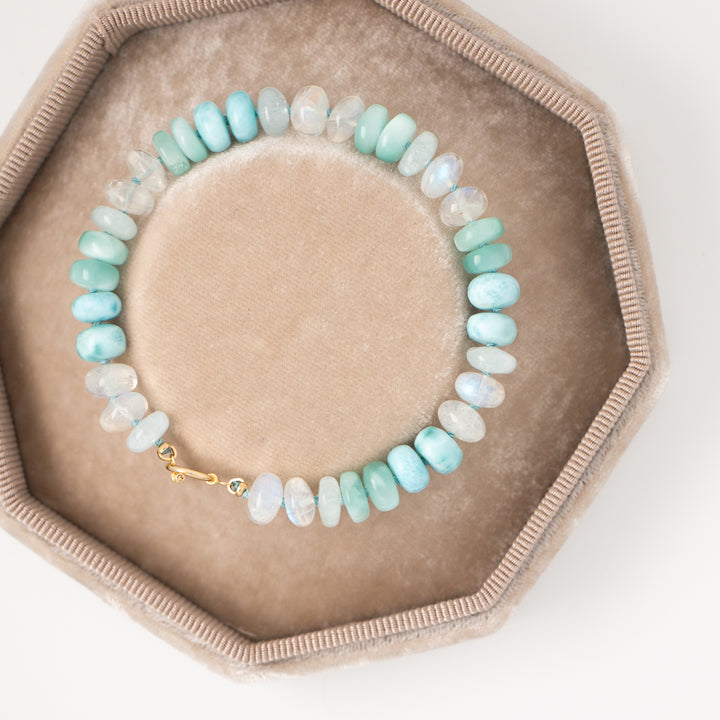 Conchal — Mixed Gemstone Aquamarine Bracelet
