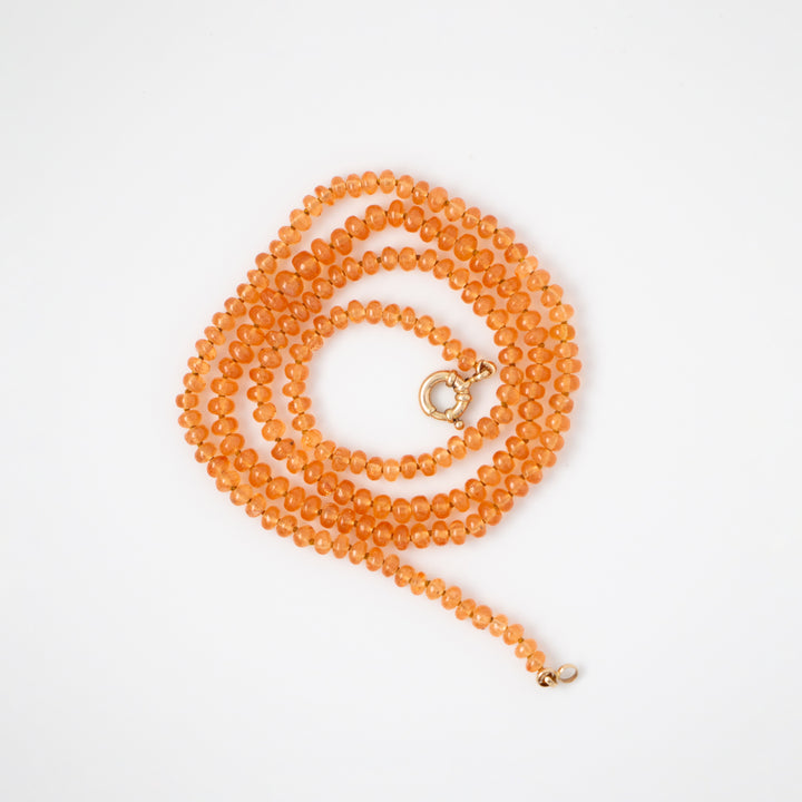 Turi — Orange Sapphire Necklace