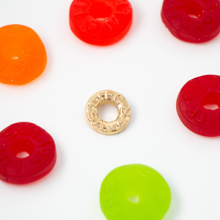 Vintage 14k Yellow Gold Lifesaver Charm