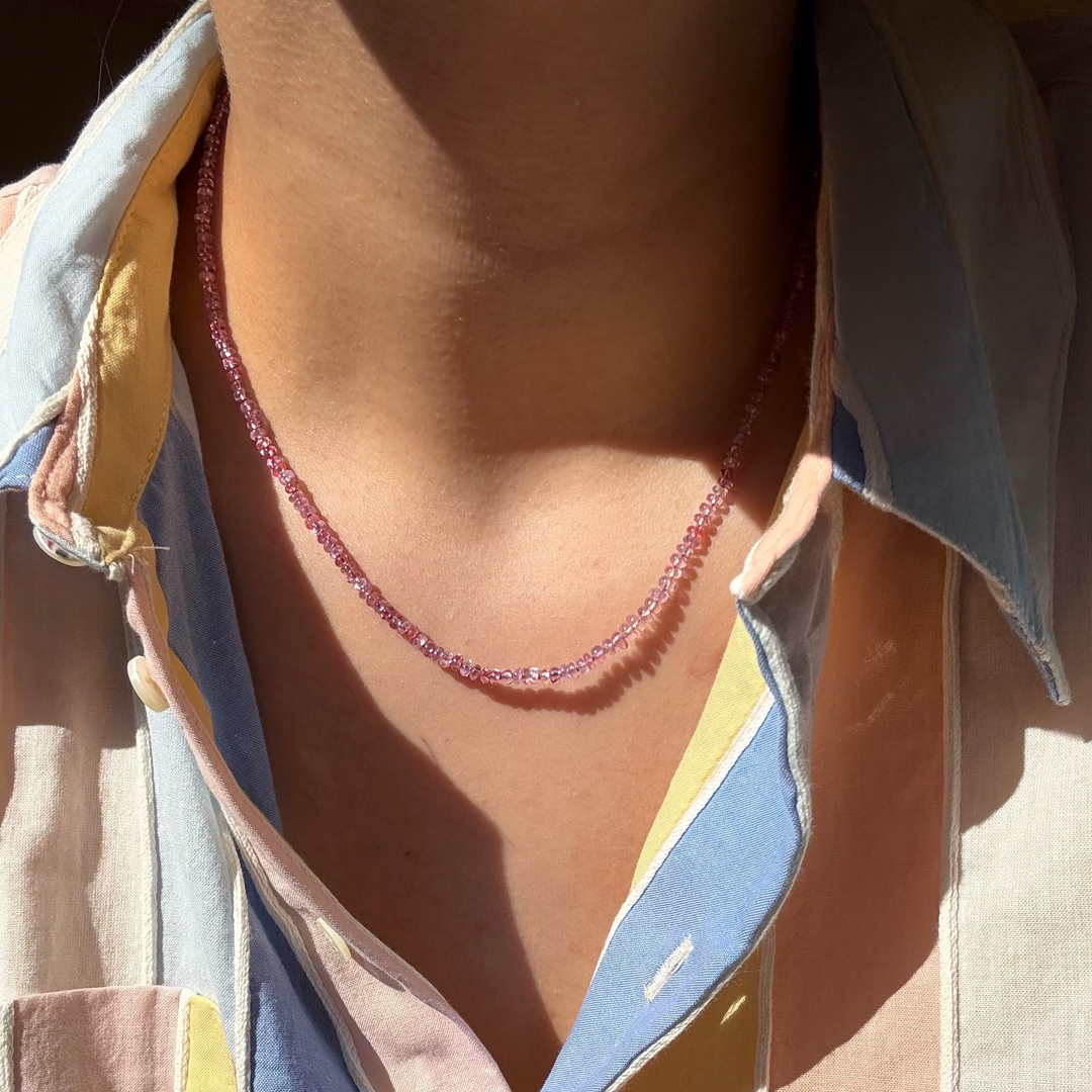 Natural Pastel Sapphire Necklaces