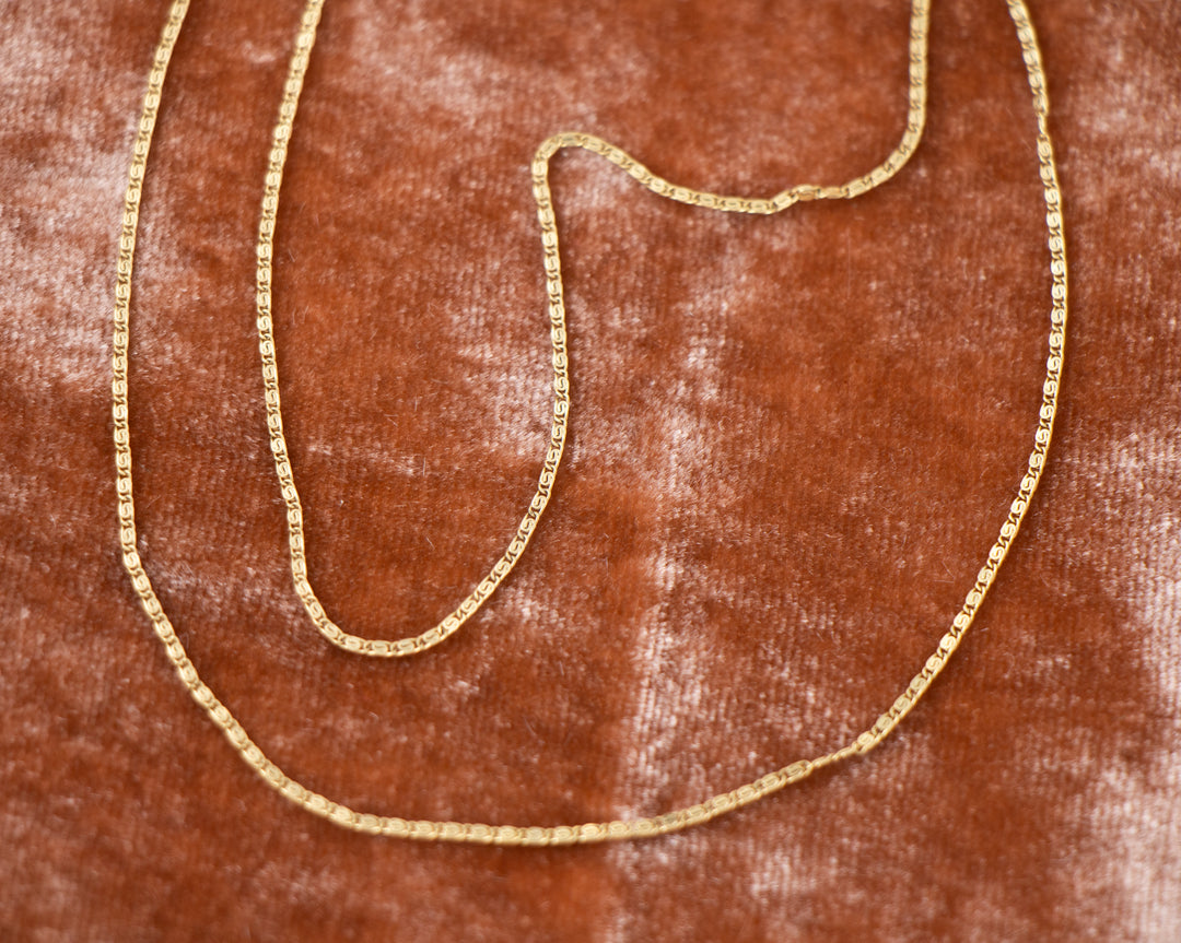 Vintage 10k Yellow Chain