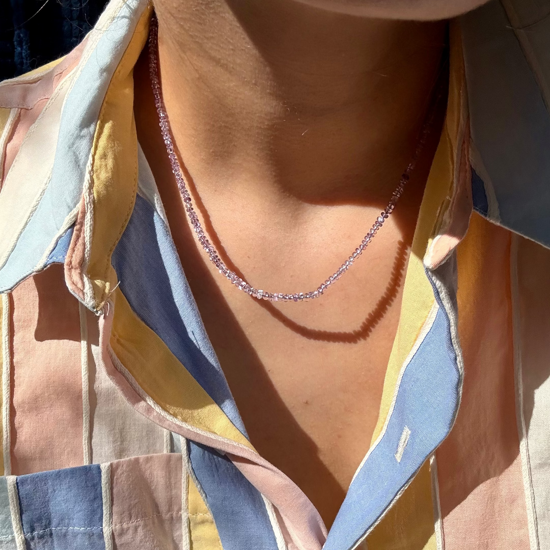 Natural Pastel Sapphire Necklaces